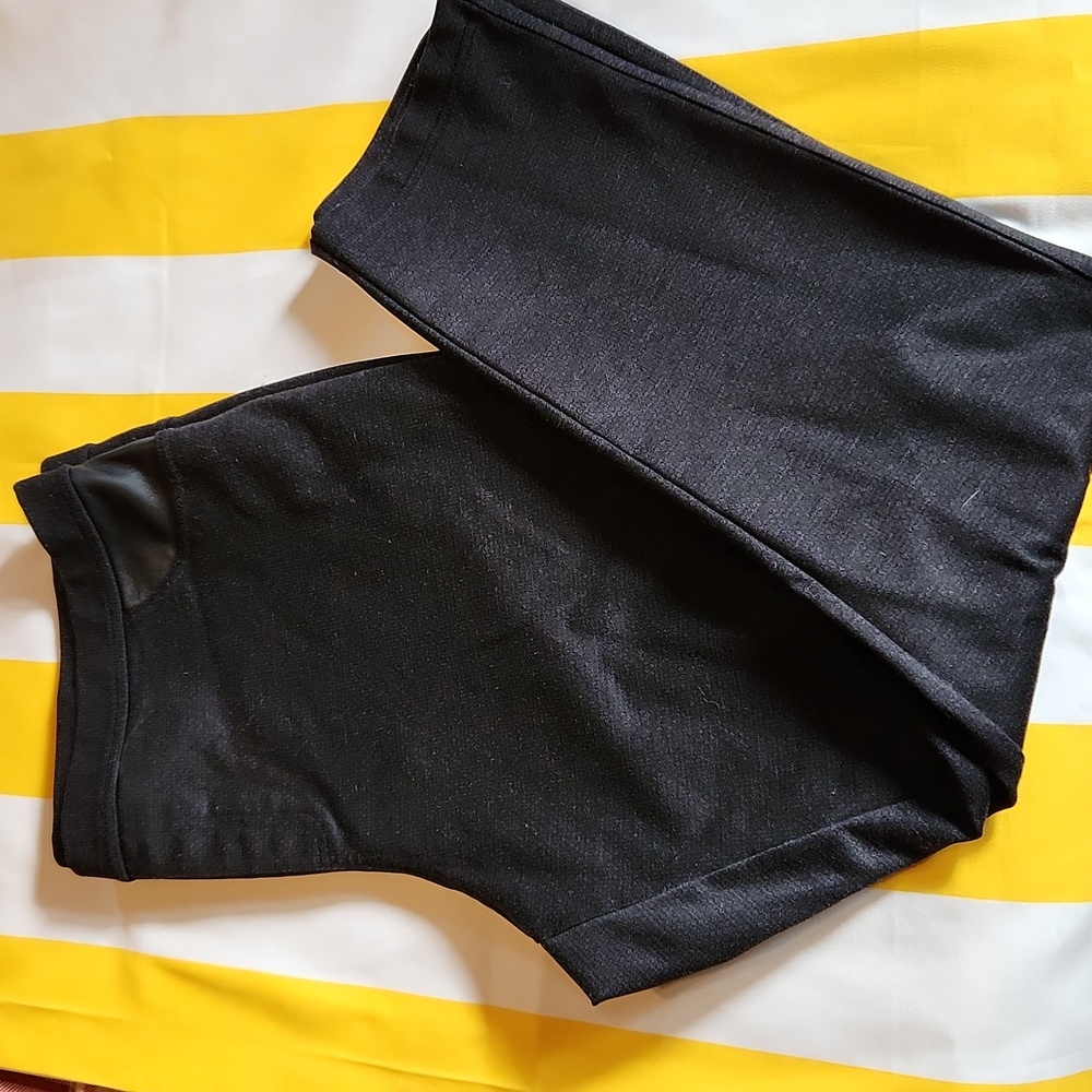 DKNY Black Stretch Denim Pants